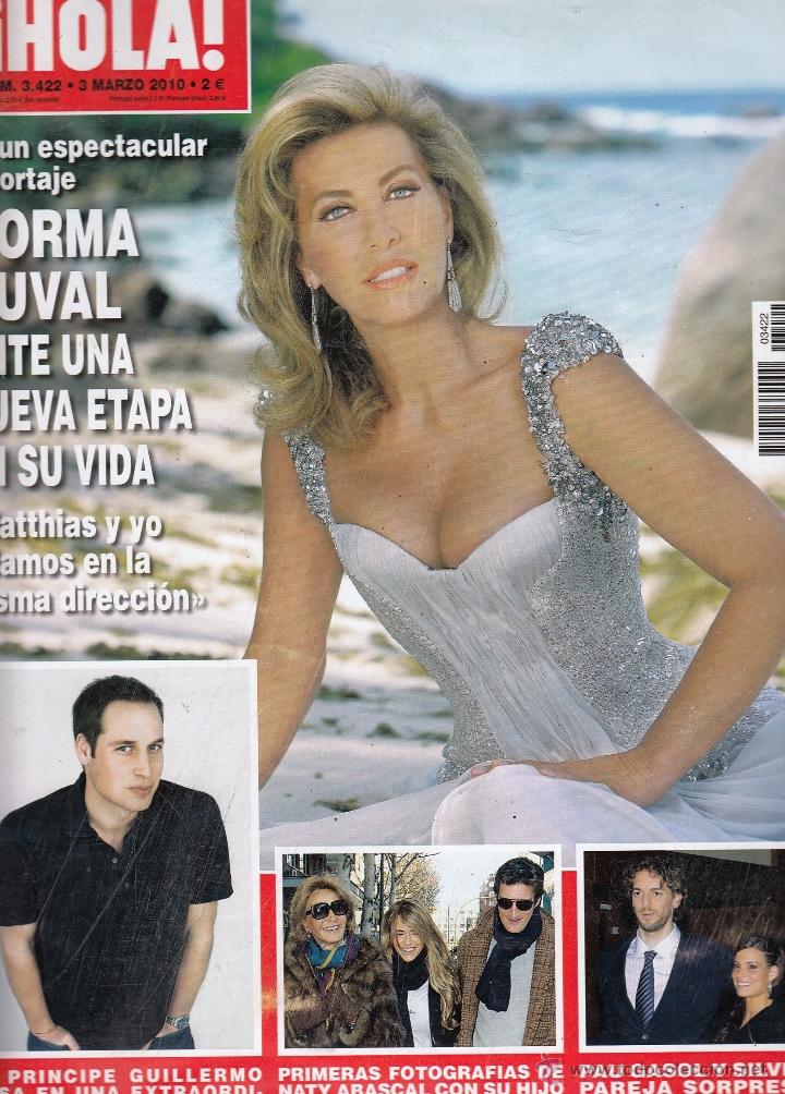 Coleccionismo de Revista Hola: REVISTA HOLA N&ordm; 3422 A&Ntilde;O 2010. NORMA DUBAL. PRINCIPE GUILLERMO. NATY ABASCAL. PAU GASOL Y SILVIA.