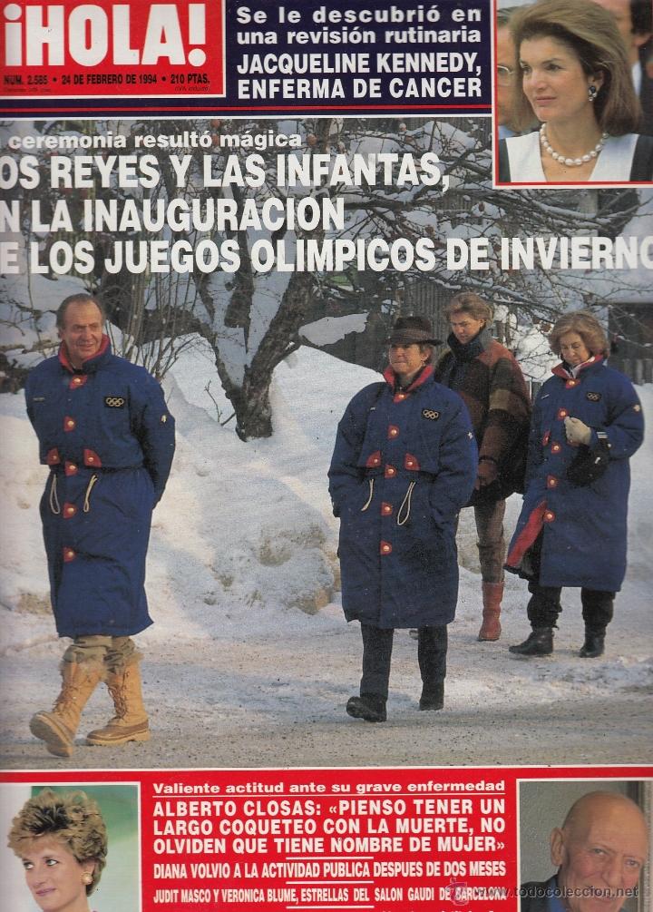 Coleccionismo de Revista Hola: REVISTA HOLA N&ordm; 2585 A&Ntilde;O 1994. DIANA DE MONACO. REYES Y LAS INFANTAS DE ESPA&Ntilde;A. JUDIT MASCO Y BLUNE.