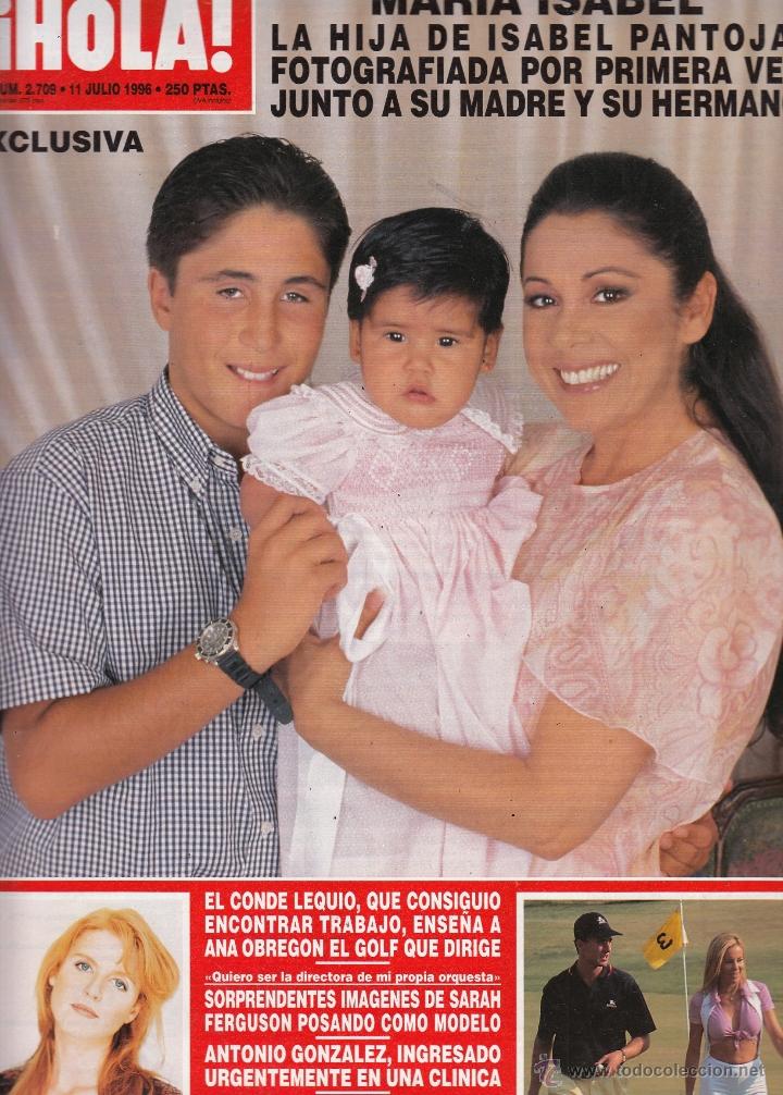 Coleccionismo de Revista Hola: REVISTA HOLA N&ordm; 2709 A&Ntilde;O 1996. ISABEL PANTOJA. SARAH FERGUSON.ANTONIO GONZALEZ. PRINCIPE DE ASTURIAS