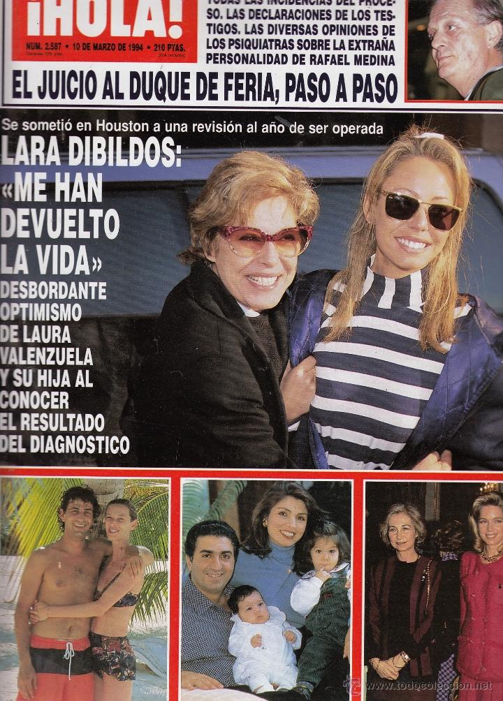Coleccionismo de Revista Hola: REVISTA HOLA N&ordm; 2587 A&Ntilde;O 1994. LALA DIBILDOS. PAOLA DOMINGUIN Y MANEL VILLALTA. REZA PAHLAVI.
