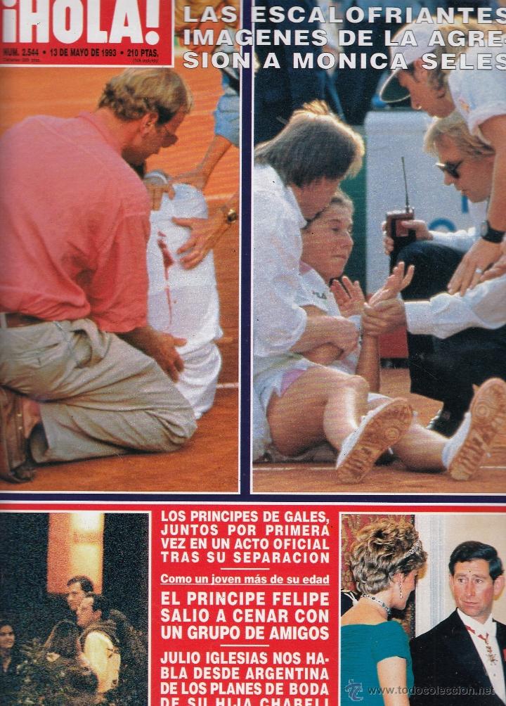 Collectionnisme de Magazine &iexcl;Hola!: REVISTA HOLA N&ordm; 2544 A&Ntilde;O 1993. JULIO IGLESIAS. PRINCIPES DE GALES. PRINCIPE FELIPE. MONICA SELES.