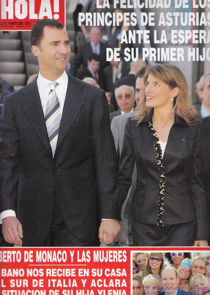 Sammeln von Zeitschriften &iexcl;Hola!: REVISTA HOLA N&ordm; 3172 A&Ntilde;O 2005. PRINCIPES DE ASTURIAS. ALBERTO DE MONACO. AL BANO.