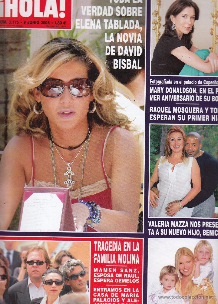 Sammeln von Zeitschriften &iexcl;Hola!: REVIST AHOLA N&ordm; 3175 A&Ntilde;O 2005. TABLADA. MARY DONALDSON. RAQUEL MOSQUERA. MAMEN SANZ. CASA DE LEQUIO.