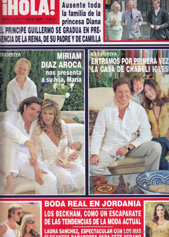 Collection Magazine &iexcl;Hola!: REVISTA HOLA N&ordm; 3179 A&Ntilde;O 2005. PRINCIPE GUILLERMO. MIRIAN DIAZ AROCA. CASA DE CHABELI IGLESIAS.