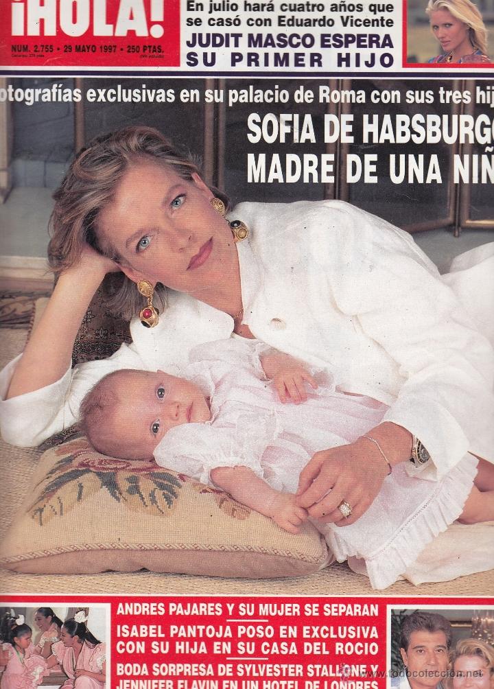 Coleccionismo de Revista Hola: REVISTA HOLA N&ordm; 2755 A&Ntilde;O 1997. JUDIT MASCO. SOFIA DE HABSBURGO. ISABEL PANTOJA. MAR FLORES RODAJE.