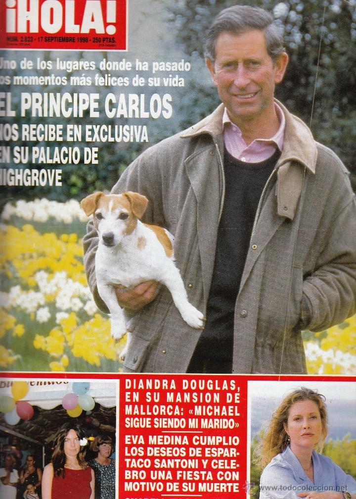 Collection Magazine &iexcl;Hola!: REVISTA HOLA N&ordm; 2823 A&Ntilde;O 1998. PRINCIPE CARLOS. DIANDRA DOUGLAS. EVA MEDIANA. CHABELI.