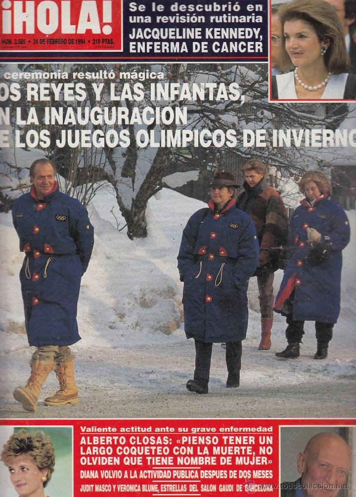 Collection Magazine &iexcl;Hola!: REVISTA HOLA N&ordm; 2585 A&Ntilde;O 1994. LOS REYES Y LAS INFANTAS. ALBERTO CLOSAS. DIANA.