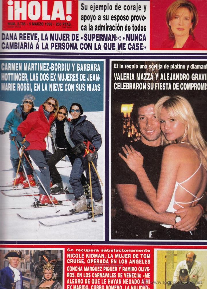 Sammeln von Zeitschriften &iexcl;Hola!: REVISTA HOLA N&ordm; 2795 A&Ntilde;O 1988. DANA REEVE. VALERIA MAZZA Y GRAVIER. PIQUER Y RAMIRO OLIVER. CAROLINA