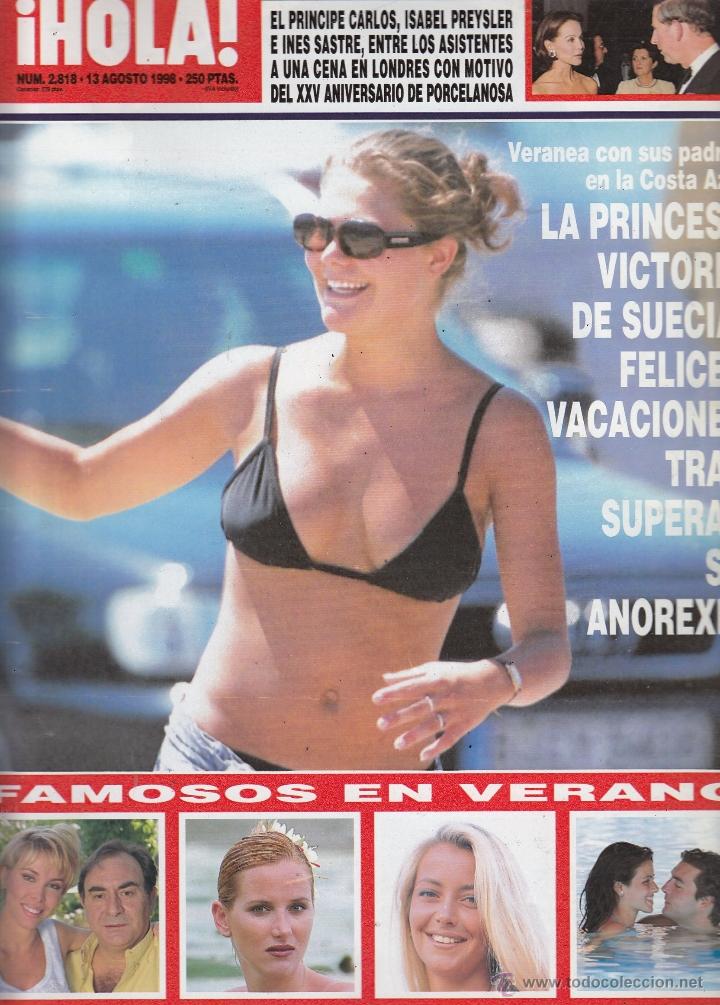 Coleccionismo de Revista Hola: REVISTA HOLA N&ordm; 2818 A&Ntilde;O 1998. PRINCESA VICTORIA DE SUECIA.CARLA DUVAL. SOFIA MAZAGATOS. RAFI CAMINO