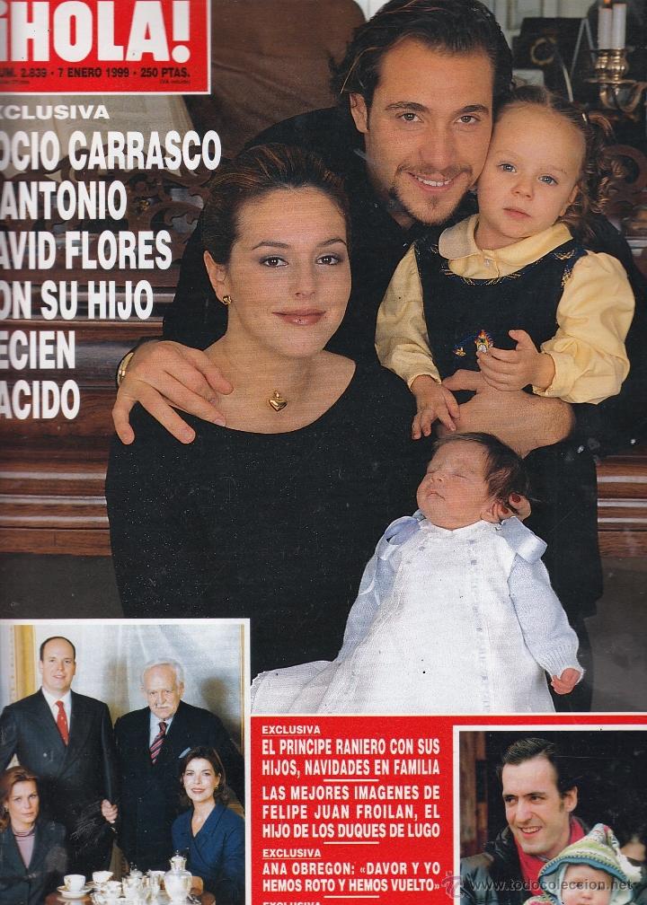 Coleccionismo de Revista Hola: REVISTA HOLA N&ordm; 2839 A&Ntilde;O 1999. ROCIO CARRASCO Y ANTONIO FLORES JUNTO A SU HIJO. MAR FLORES. RAINIERO