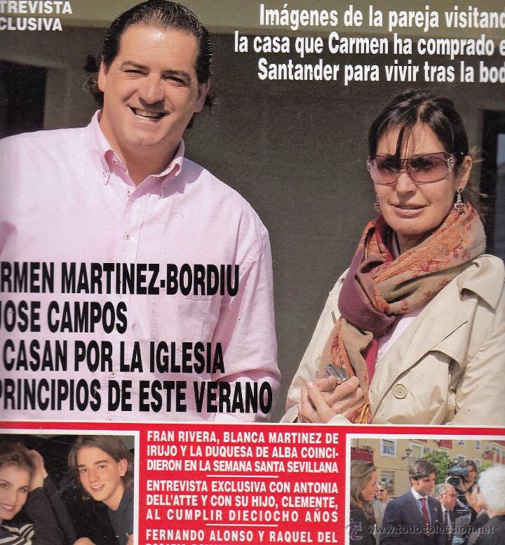 Coleccionismo de Revista Hola: REVISTA HOLA N&ordm; 3221 A&Ntilde;O 2006. CARMEN MARTINEZ-BORDIU, ANTONIA DELL&acute;ATTE. FERNANDO ALONSO Y RAQUEL.