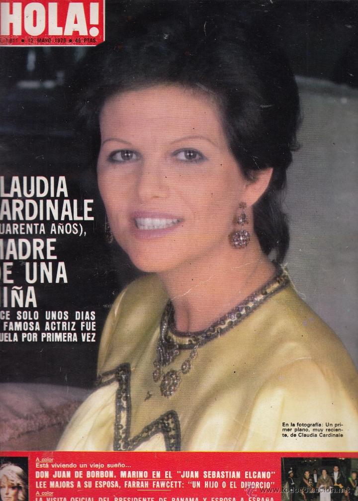 Coleccionismo de Revista Hola: REVISTA HOLA N&ordm; 1811 A&Ntilde;O 1979. CLAUDIA CARDINALE. JUAN DE BORBON. PATRICK DEPAILLER.