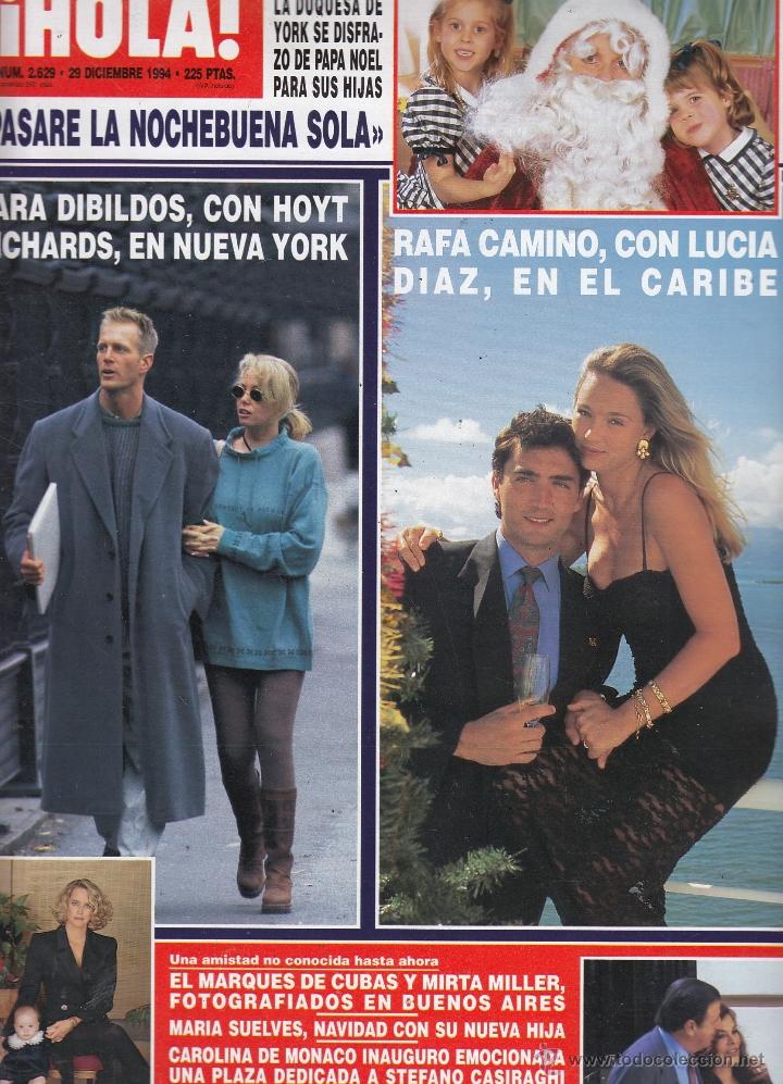Coleccionismo de Revista Hola: REVISTA HOLA N&ordm; 2629 A&Ntilde;O 1994. LARA DIBILDOS Y HOYT RICHARDS. RAFA CAMINO Y LUCIA DIAZ.MARIA SUELVES