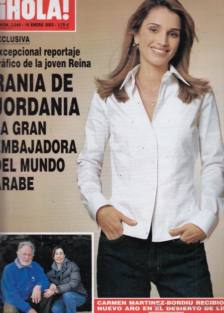 Coleccionismo de Revista Hola: REVISTA HOLA N&ordm; 3049 A&Ntilde;O 2003. RANIA DE JORDANIA. CARMEN MARTINEZ-BORDIU. JAYDY MITCHEL.