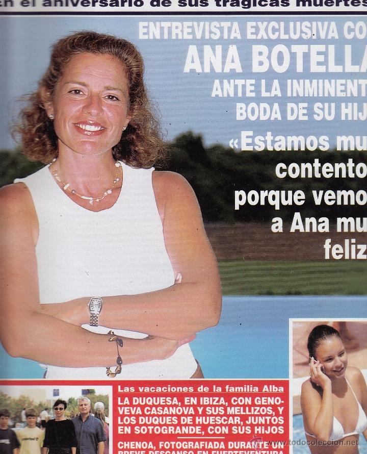 Coleccionismo de Revista Hola: REVISTA HOLA N&ordm; 3030 A&Ntilde;O 2002. ANA BOTELLA. FAMILIA ALBA. CHENOA.