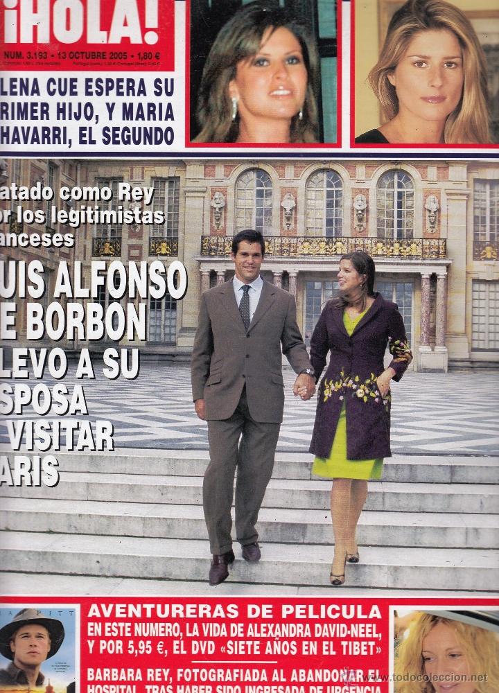 Coleccionismo de Revista Hola: REVISTA HOLA N&ordm; 3193 A&Ntilde;O 2005. ELENA CUE. LUIS ALFONSO DE BORBON Y ESPOSA. BARBARA REY.