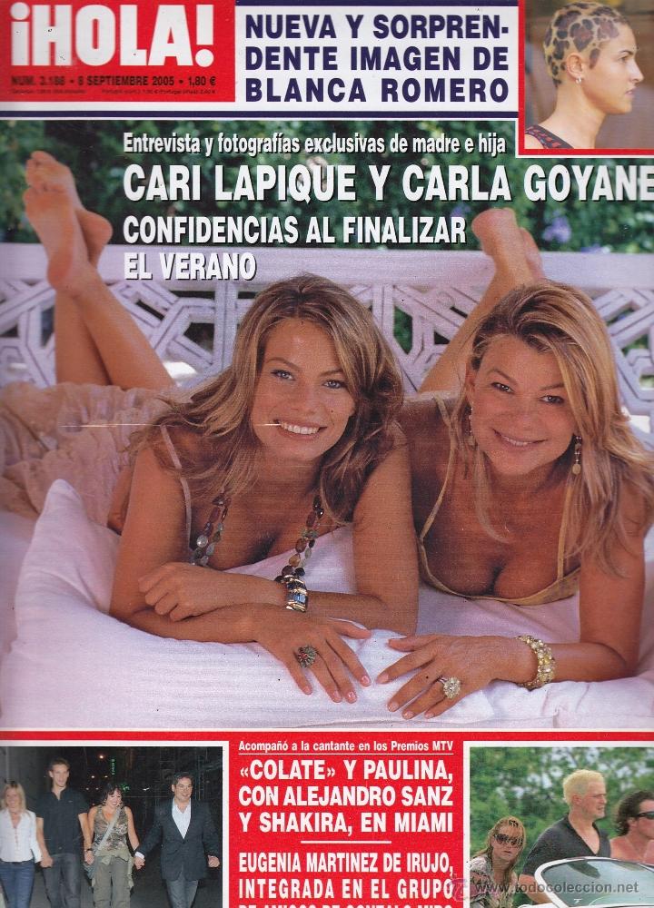 Collection Magazine &iexcl;Hola!: REVISTA HOLA N&ordm; 3188 A&Ntilde;O 2002. CARI LAPIQUE Y CARLA GYANES. BLANCA ROMERO. COLATE. EUGENIA MARTINEZ