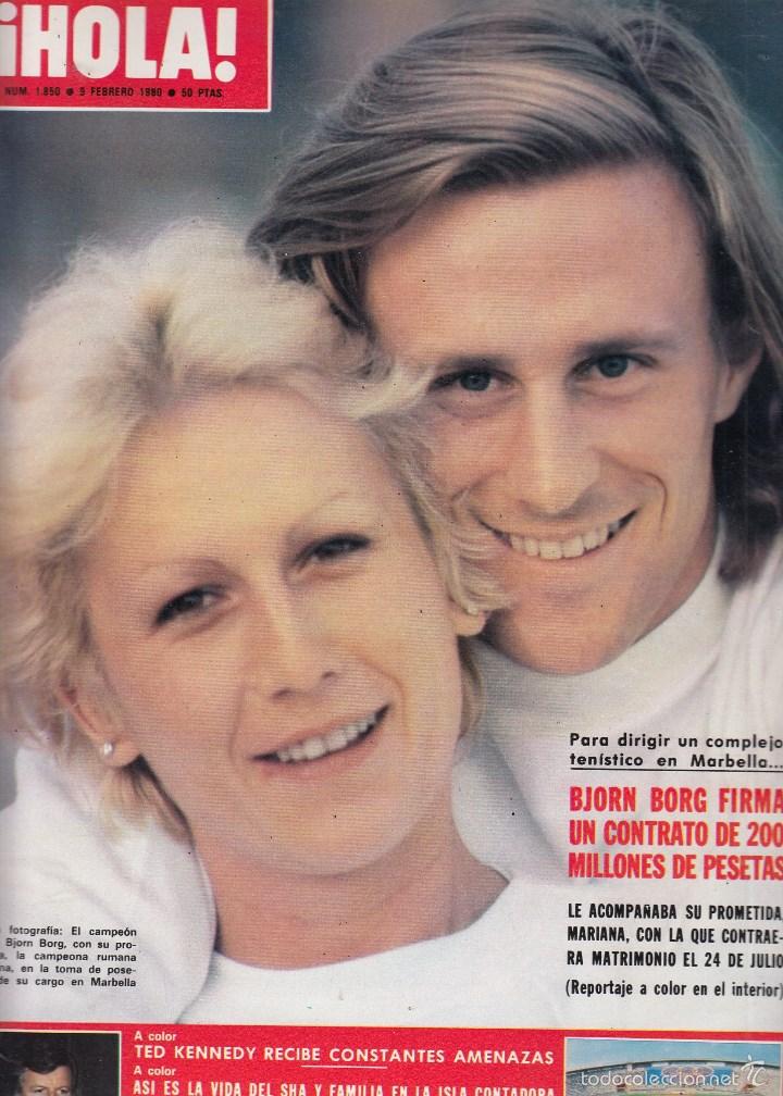 Collezionismo di Rivista &iexcl;Hola!: REVISTA HOLA N&ordm; 1850 A&Ntilde;O 1980. BJORN BORG. TED KENNEDY. JUEGOS OLIMPICOS MOSCU. GLOBOS DE ORO.