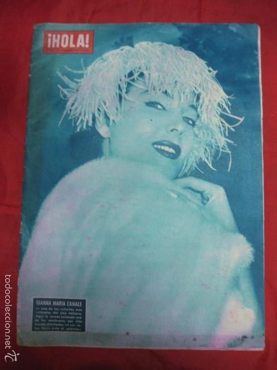 Collectionnisme de Magazine &iexcl;Hola!: REVISTA HOLA. N&ordm; 587. GIANNA MARIA CANALE, PIO XII, LA PRINCESA MARGARITA. 26 NOVIEMBRE 1955