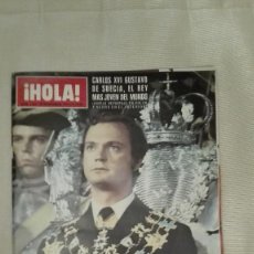 Coleccionismo de Revista Hola: REVISTA HOLA 1973.PUBLICIDAD PIJAMA 2000,CORTEFIEL,NIVE,IKE,BANESTO,CAMOMILA,DUX,PRONOVIAS. Lote 56176019