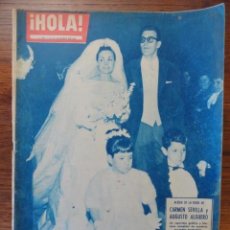 Collezionismo di Rivista ¡Hola!: REVISTA HOLA BODA CARMEN SEVILLA( EXTRAORDINARIO MODA 1961,GRACE KELLY,MONACO,SORAYA...