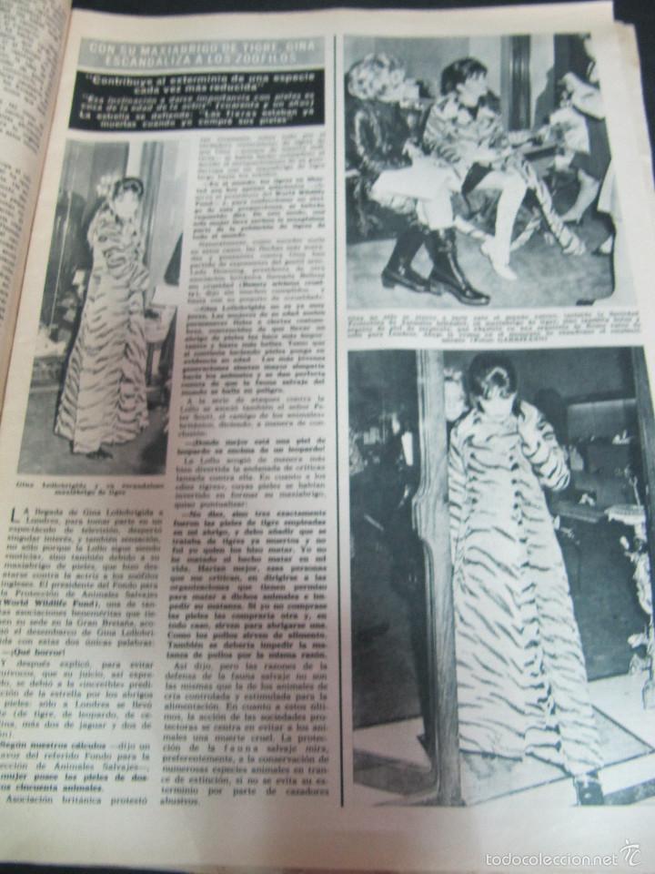 Coleccionismo de Revista Hola: REVISTA HOLA ENERO 1970. EL TRAJE DE NOVIA DE ROCIO DURCAL. GINA LOLLOBRIGIDA LIZ TAYLOR PETULA CLA - Foto 3 - 56394395