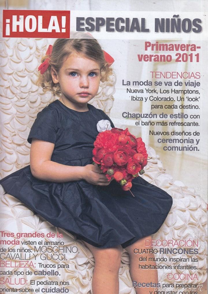 Coleccionismo de Revista Hola: REVISTA HOLA ESPECIAL NI&Ntilde;OS PRIMAVERA-VERANO 2011.