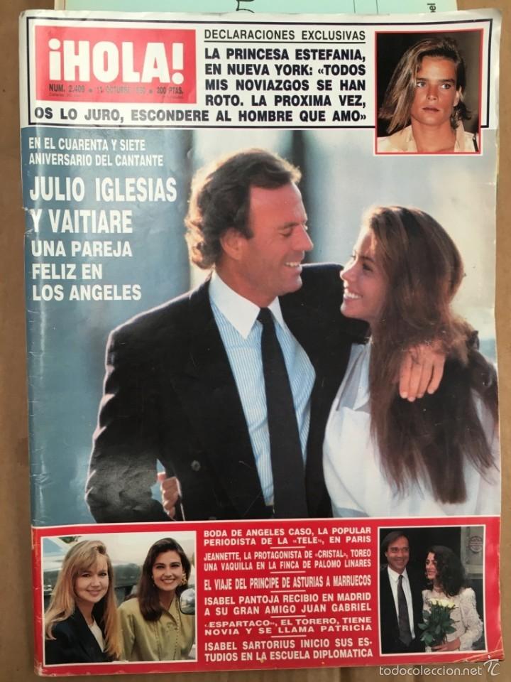 Collectionnisme de Magazine &iexcl;Hola!: REVISTA HOLA INEDITA NUNCA SALIO A LA VENTA - 11 OCTUBRE 1990