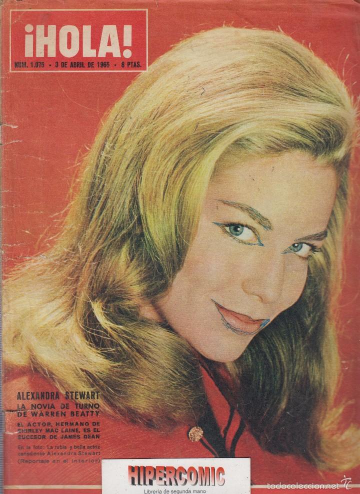 Collectionnisme de Magazine &iexcl;Hola!: HOLA, N&ordm; 1075 ABRIL 1965 , ALEXANDRA STEWART LA NOVIA DE WARREN BEATTY,
