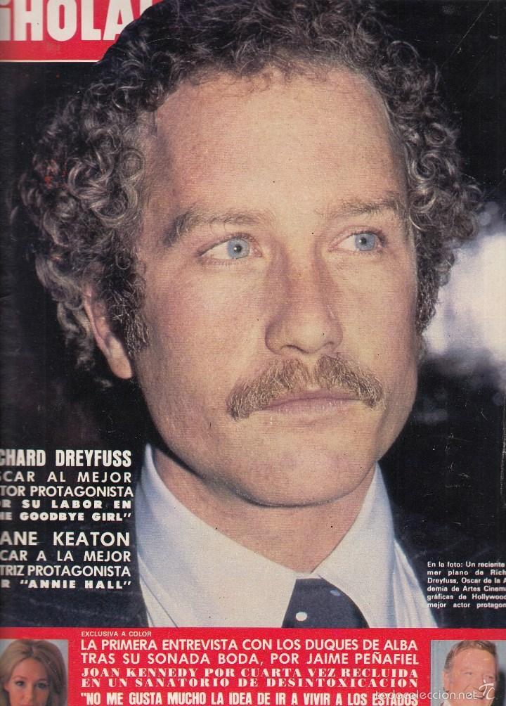 Coleccionismo de Revista Hola: REVISTA HOLA N&ordm; 1755 A&Ntilde;O 1978. RICHARD DREYFUSS. DIANA KEATON. DUQUES DE ALBA. ISABEL PREYSLER.