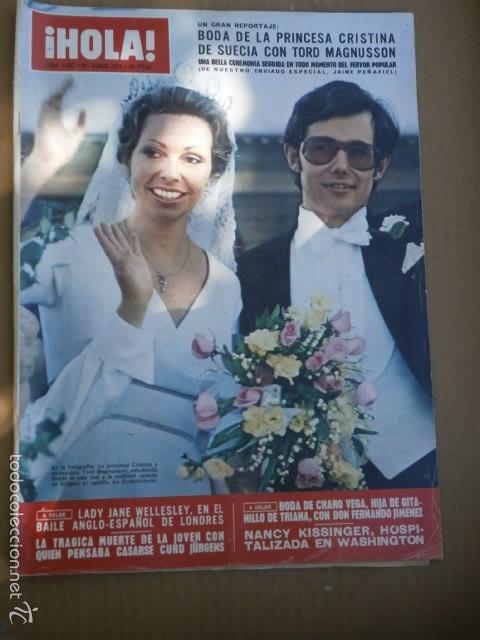 Collectionnisme de Magazine &iexcl;Hola!: Revista Hola,29-6-74,n&ordm; 1557