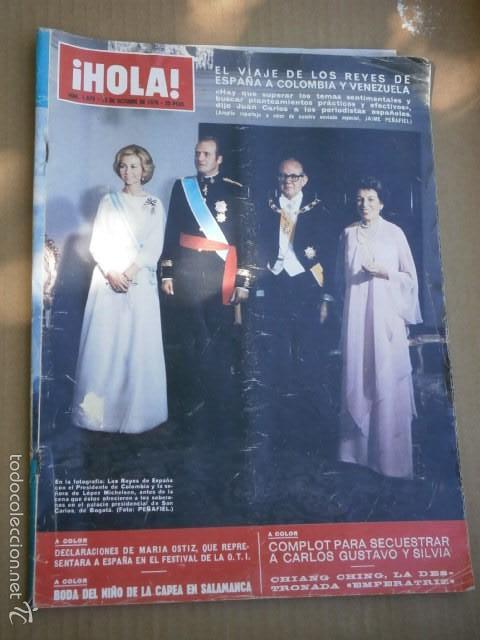 Collectionnisme de Magazine &iexcl;Hola!: Revista Hola,30-10-76,n&ordm; 1679