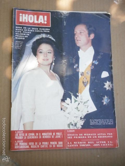 Collectionnisme de Magazine &iexcl;Hola!: Revista Hola,2-10-76,n&ordm; 1675