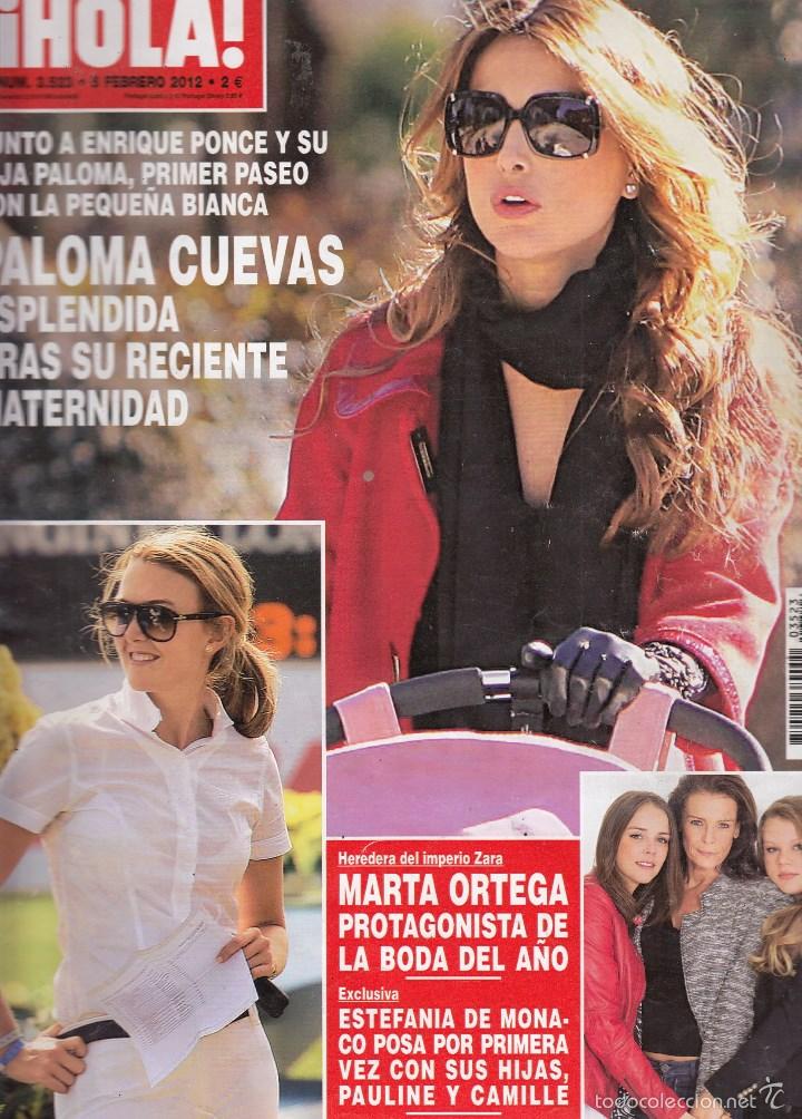 Sammeln von Zeitschriften &iexcl;Hola!: REVISTA HOLA N&ordm; 3523 A&Ntilde;O 2012. PALOMA CUEVAS. MARTA ORTEGA. ESTEFANIA DE MONACO. MARINA DANKO.