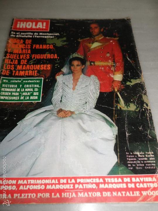 Collectionnisme de Magazine &iexcl;Hola!: revista hola n&ordm; 1949 a&ntilde;o 1982 boda de francis franco y maria selvas hijos de los marqueses de torint