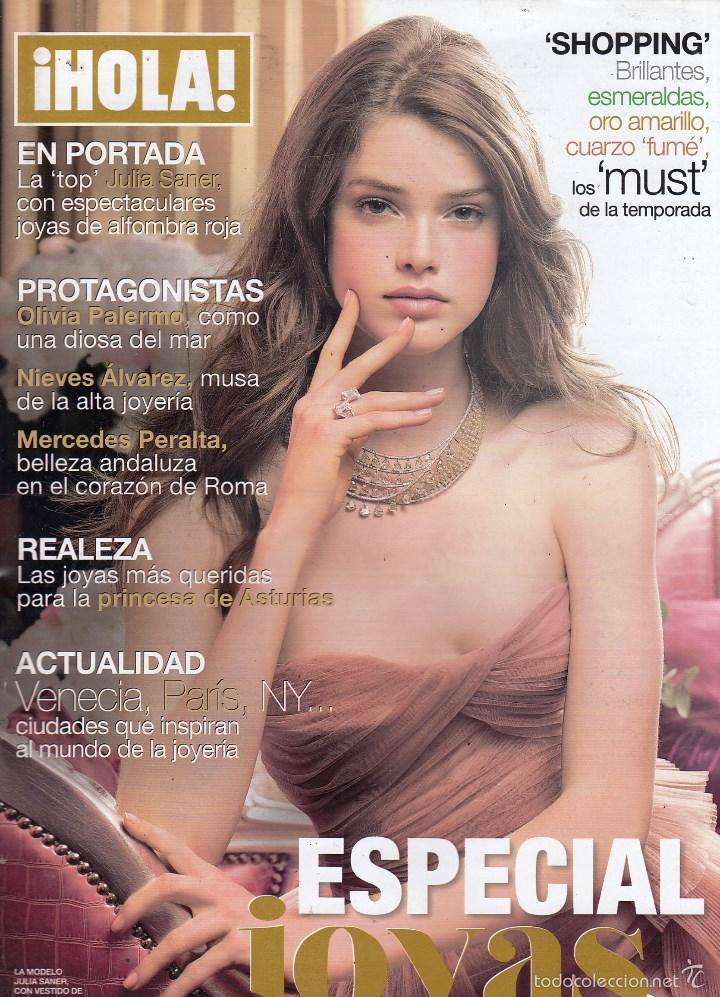 Sammeln von Zeitschriften &iexcl;Hola!: REVISTA HOLA ESPECIAL JOYAS. MODELO JULIA SANER.