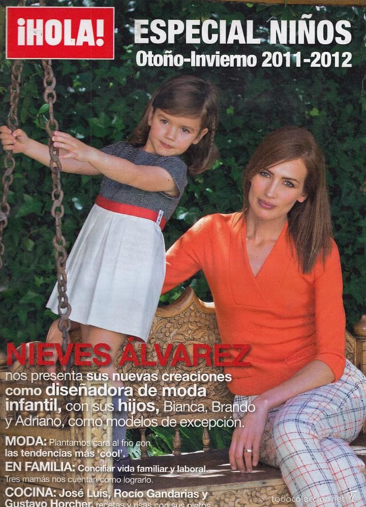 Coleccionismo de Revista Hola: REVISTA ESPECIAL NI&Ntilde;OS OTO&Ntilde;O-INVIERNO. NIEVES ALVAREZ. . MODA, EN FAMILIA. COCINA.