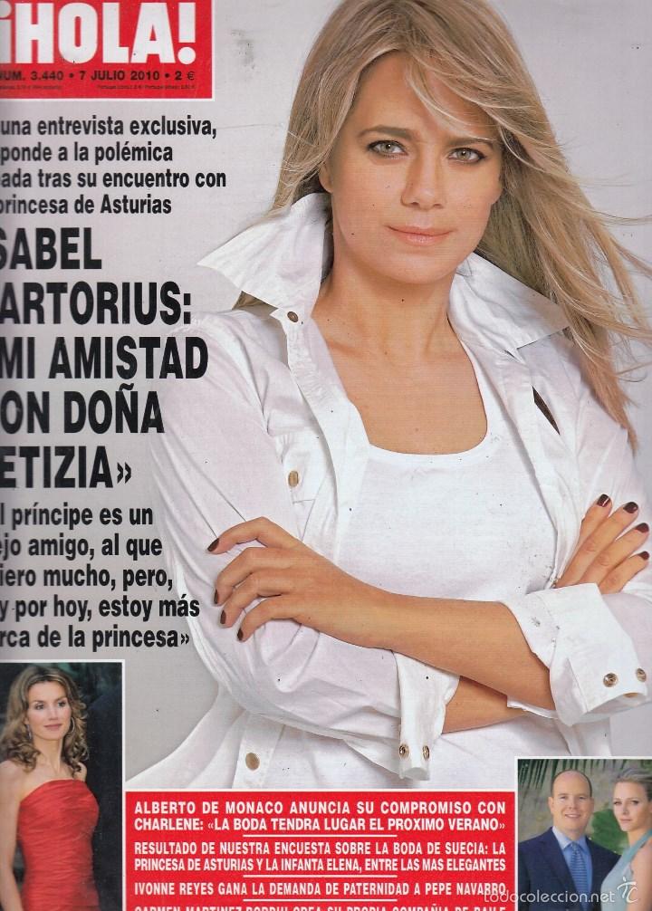 Sammeln von Zeitschriften &iexcl;Hola!: REVISTA HOLA N&ordm; 3440 A&Ntilde;O 2010. ISABEL SARTORIUS. ALBERTO DE MONACO. IVONNE REYES. MARTINEZ-BORDIU.