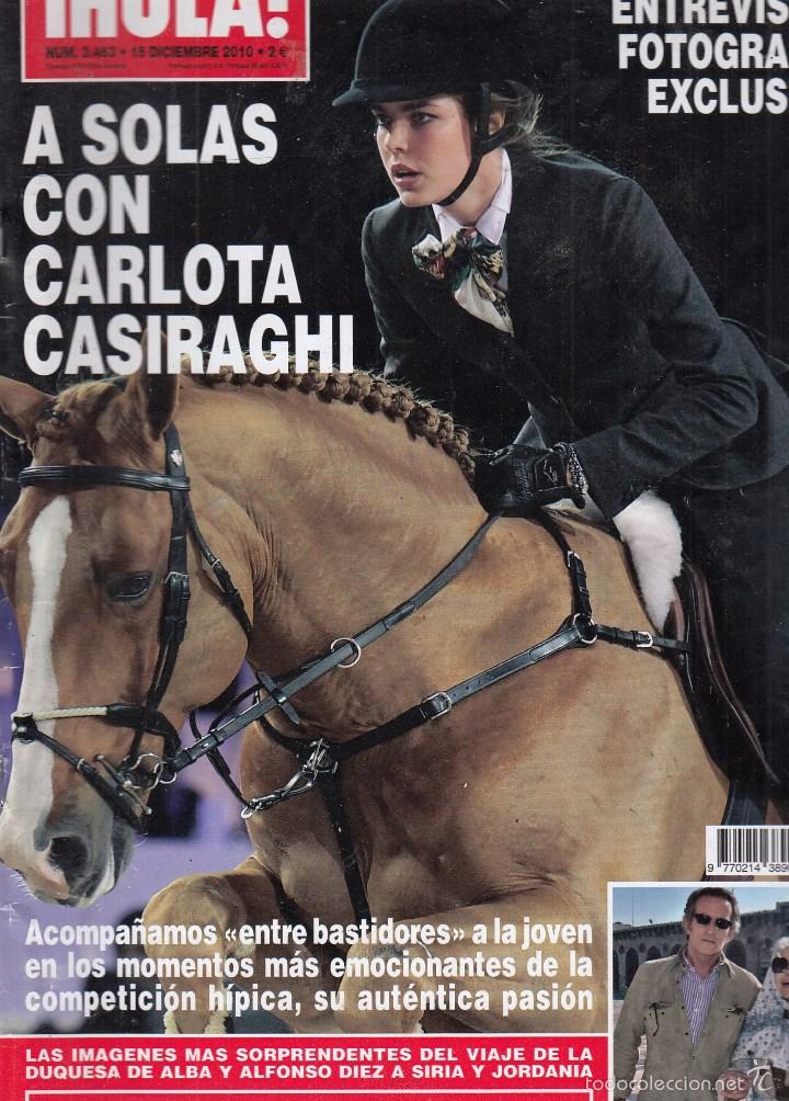 Sammeln von Zeitschriften &iexcl;Hola!: REVISTA HOLA N&ordm; 3463 A&Ntilde;O 2010. CARLOTA CASIRAGHI. DUQUESA DE ALBA Y ALFONSO DIEZ.
