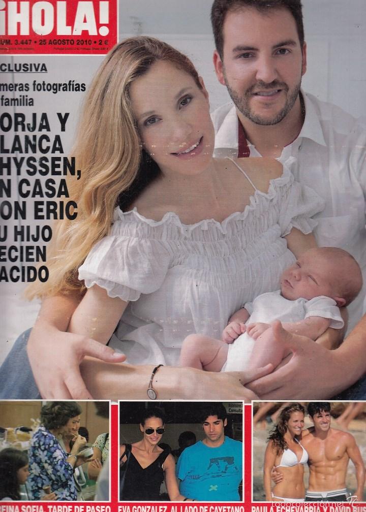 Collezionismo di Rivista &iexcl;Hola!: REVISTA HOLA N&ordm; 3447 A&Ntilde;O 2010. BORJA, BLANCA E HIJO. EVA GONZALEZ Y CAYETANO. PAULA ECHEVARRIA.