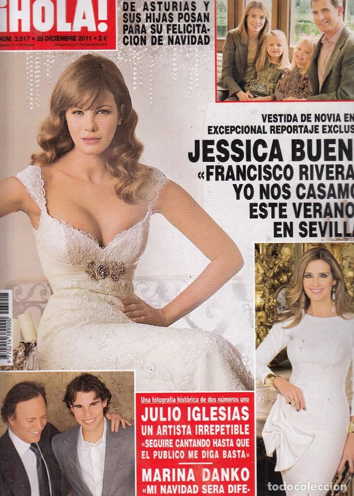 Collezionismo di Rivista &iexcl;Hola!: REVISTA HOLA N&ordm; 3517 A&Ntilde;O 2011. JESSICA BUENO. JULIO IGLESIAS. MARINA DANKO. ELENA TABLADA.