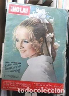 Collectionnisme de Magazine &iexcl;Hola!: Hola, 1336, 4 de abril de 1970. Novias en primavera