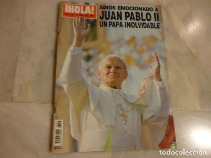 Collectionnisme de Magazine &iexcl;Hola!: REVISTA HOLA JUAN PABLO II ABRIL 2005 NUM. 3167