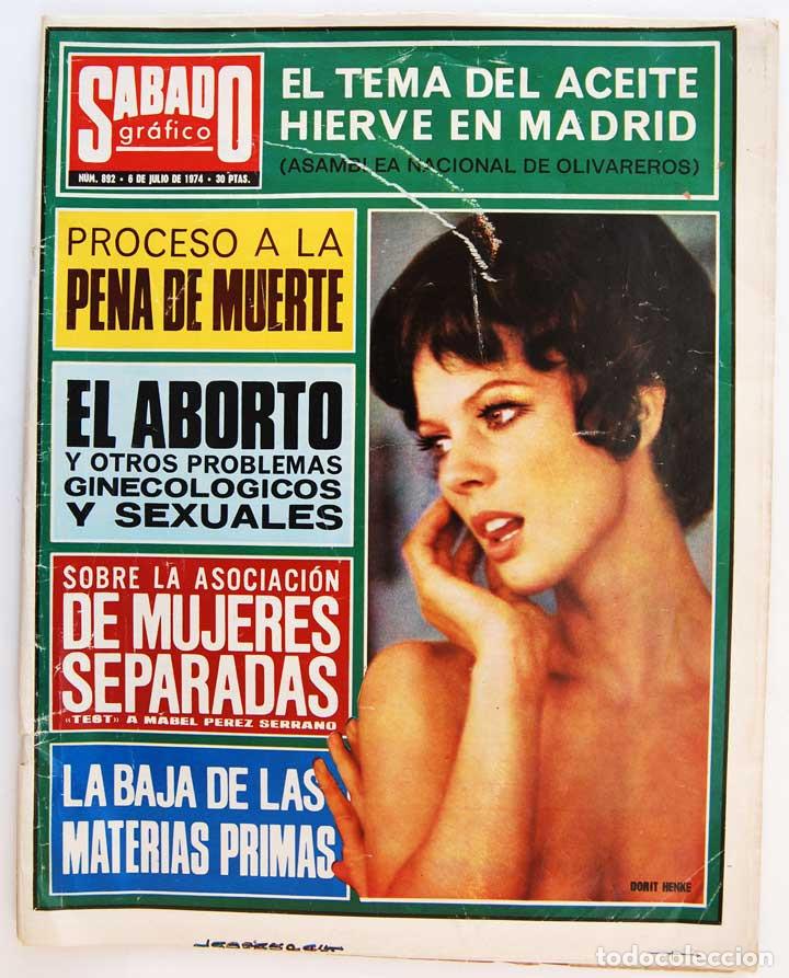 Collectionnisme de Magazine &iexcl;Hola!: S&aacute;bado Gr&aacute;fico N&ordm; 892. Julio 1974