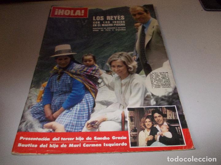 Collectionnisme de Magazine &iexcl;Hola!: Hola n&ordm; 1.789 09/12/1978, Los reyes en Machu-Picchu. Sancho Gracia. Mari Carmen Izquierdo.