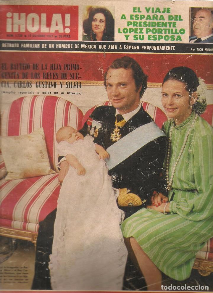 Collectionnisme de Magazine &iexcl;Hola!: REVISTA &iexcl;&iexcl;HOLA !!. N&ordm; 1729. 15 OCTUBRE 1977.  (ST/B3)