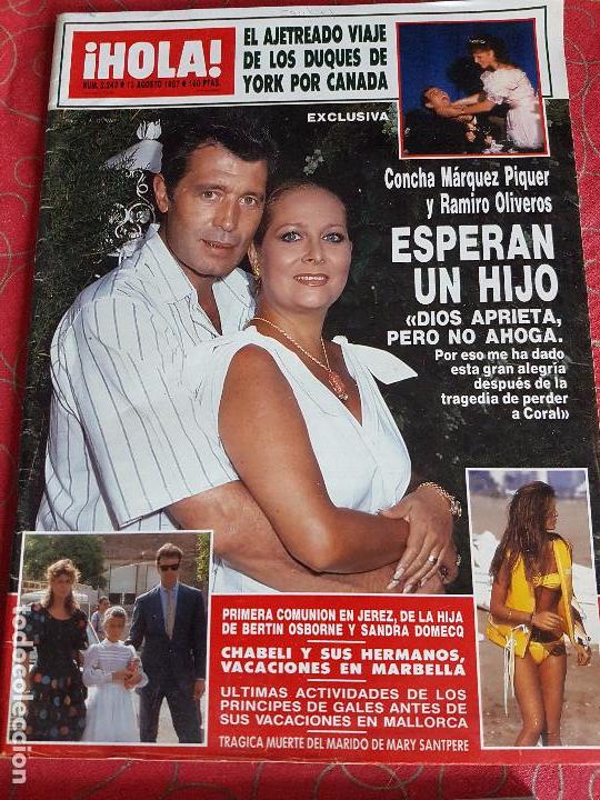 Collectionnisme de Magazine &iexcl;Hola!: concha martinez piquer