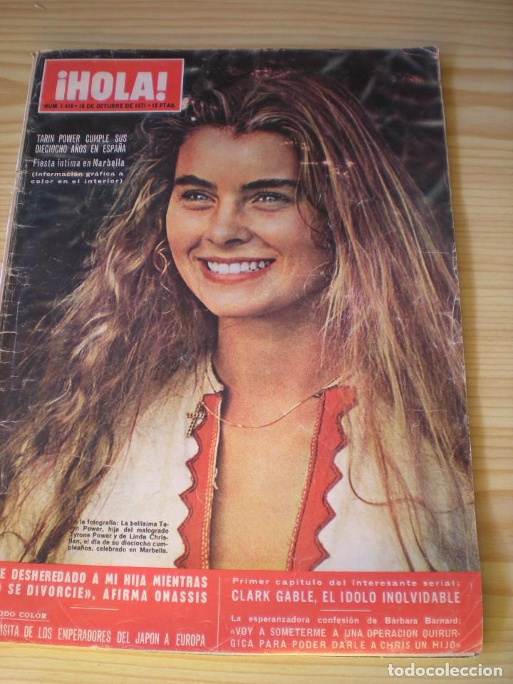 Collectionnisme de Magazine &iexcl;Hola!: Revista Hola n&ordm; 1416 del 16 de octubre de 1971