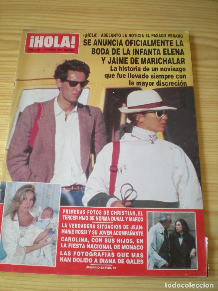Collectionnisme de Magazine &iexcl;Hola!: Revista Hola n&ordm; 2625 del 01 de diciembre de 1994
