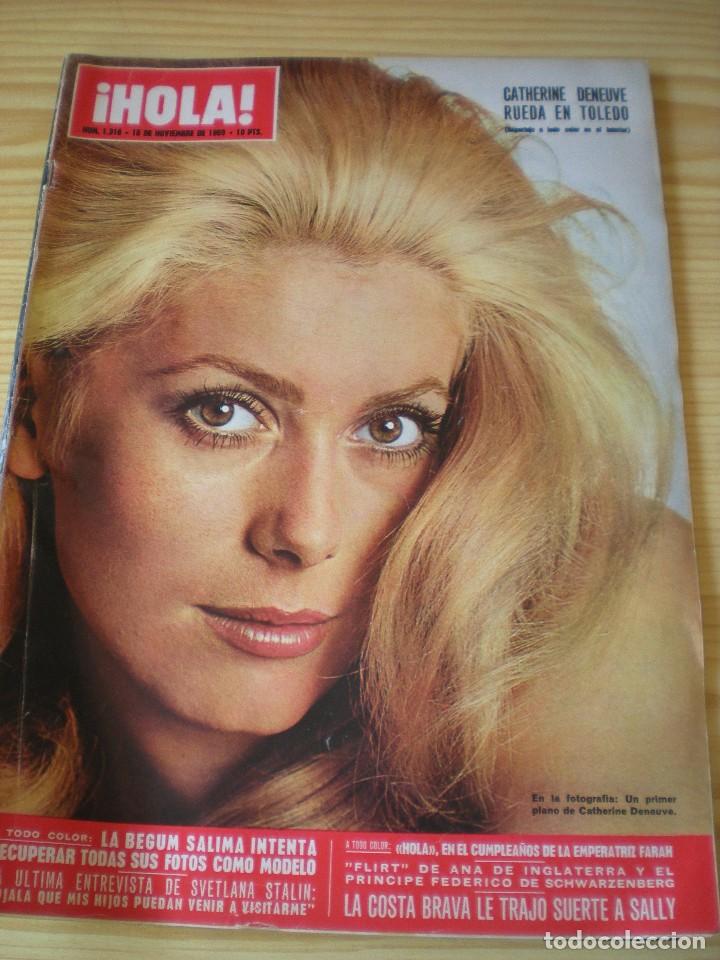 Collectionnisme de Magazine &iexcl;Hola!: Revista Hola n&ordm; 1316 del 15 de noviembre de 1969